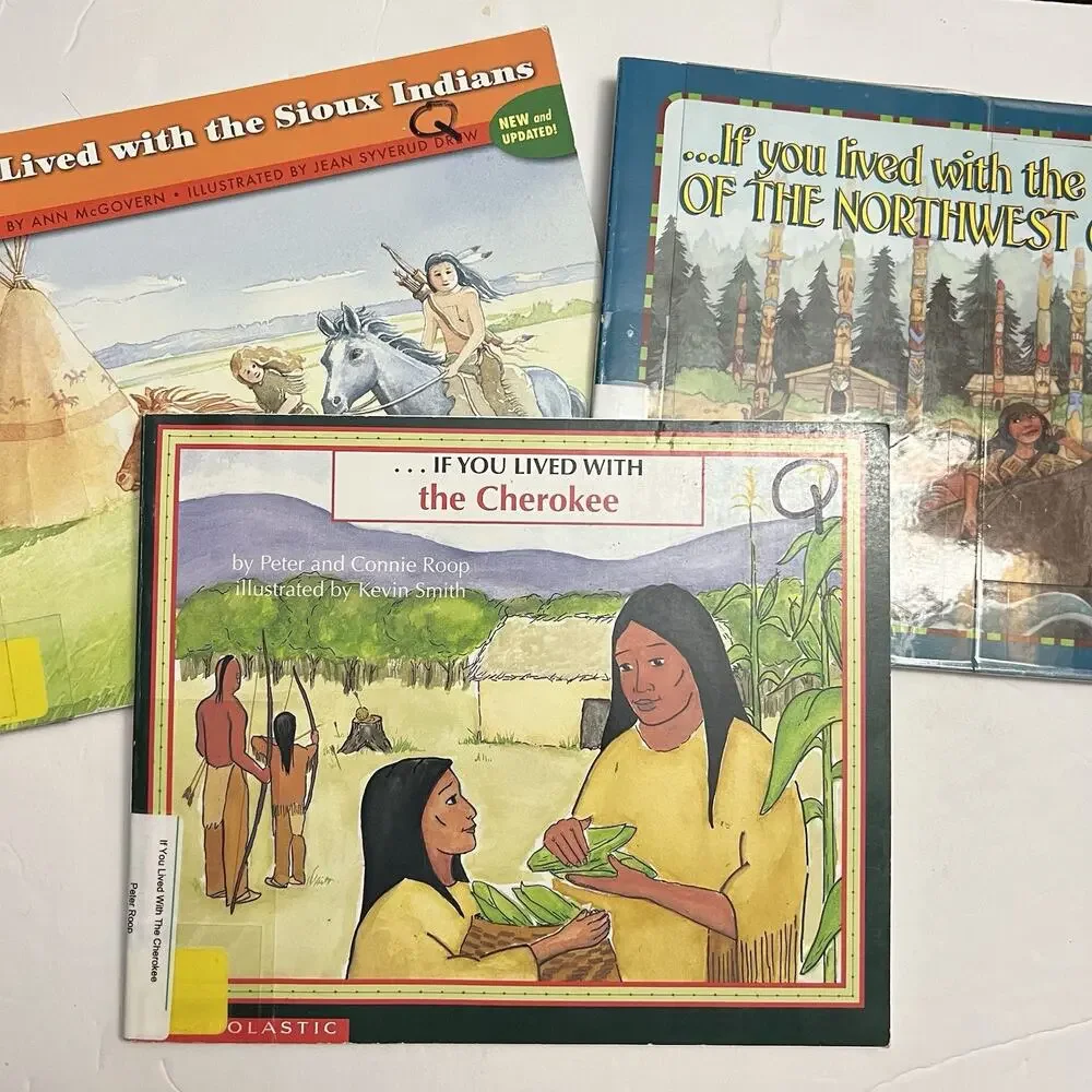 If You Lived With the Cherokee Sioux Indians and Indians of the Northwest Coast